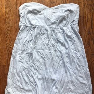 Strapless Baby Blue Top